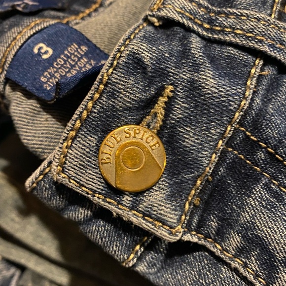 Blue Spice mid rise Jeans straight Sz 3 - Picture 11 of 12